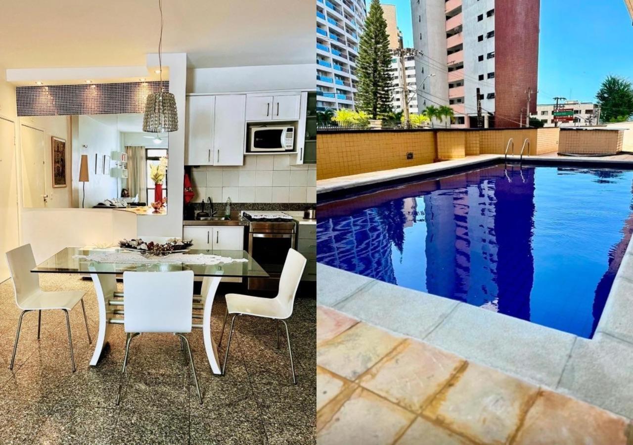 Apartamento A 300M Beira Mar-Meireles! Servico Diario E Wi-Fi 650Mb! Форталеза Екстериор снимка